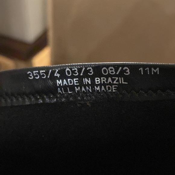 Franco Sarto knee length heeled black boots - Picture 4 of 4